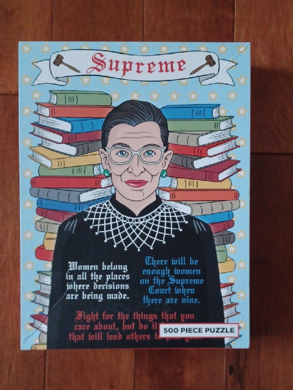 🧩Supreme Court Justice RBG 500 Piece Puzzle (-1)